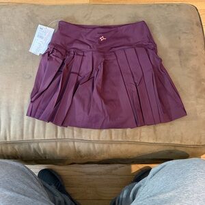 Dash and stars purple skirt